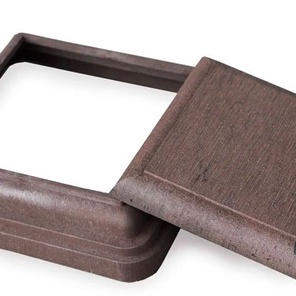 Комплект "Крышка и Юбка" ДПК, браш коричневый микс